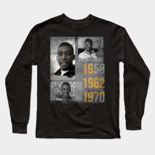 Pele,1958,1962,1970 world cup winner Long Sleeve T-Shirt